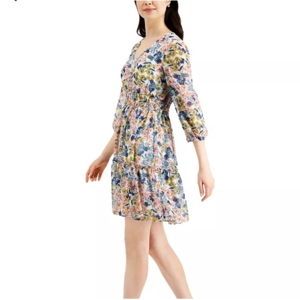 Just...Taylor Vibrant Floral Mini Dress Size 6